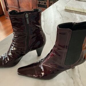 Aquatalia Gorgeous Patent Leather Boots